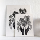 Monstera Magic Art Print