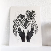 Monstera Magic Art Print