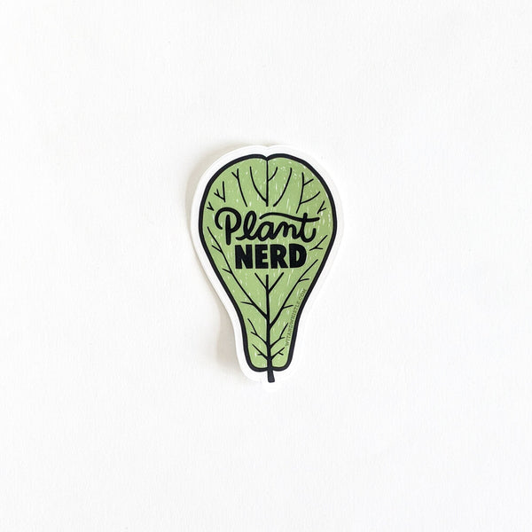 Plant Nerd Sticker