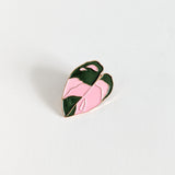 Philodendron Pink Princess Enamel Pin