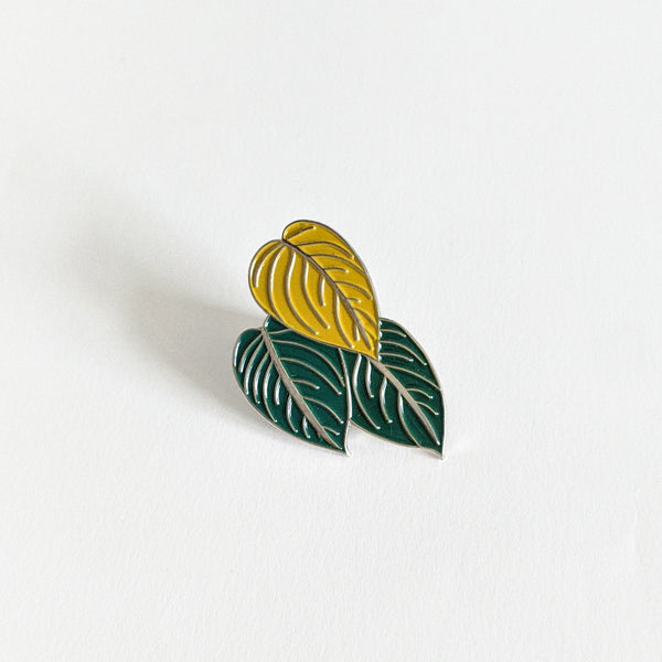 Philodendron Micans Enamel Pin